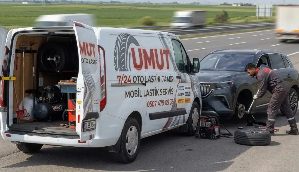 Adana Nöbetçi Lastikçi Gece Açık Mobil Lastik Tamiri