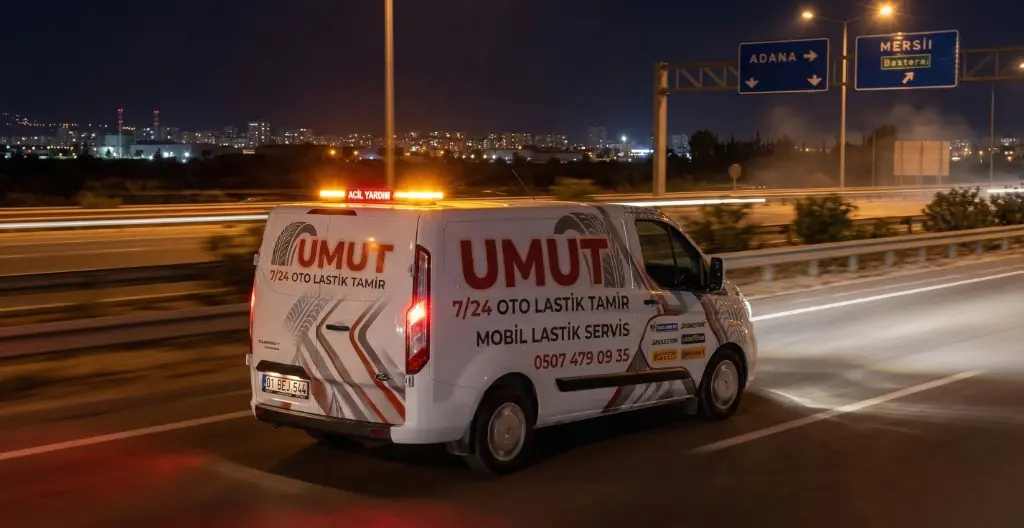 Adana Mobil Lastikçi Yerinde Patlak Lastik Tamir Ve Değişim Servisi
