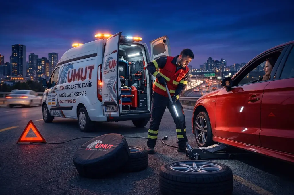 Adana 7/24 Acil Lastikçi Gece Gündüz Mobil Servis