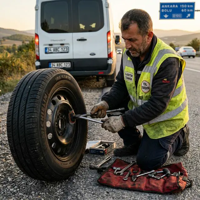 Adana Lastik Tamiri Çivi Batması Mantar Fitil Yaması
