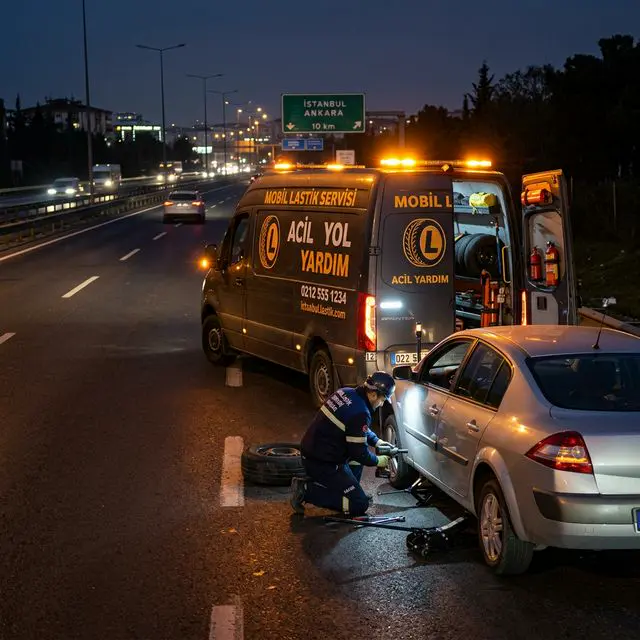Adana Mobil Lastikçi Tam Donanımlı Mobil Gezici Servis Aracı